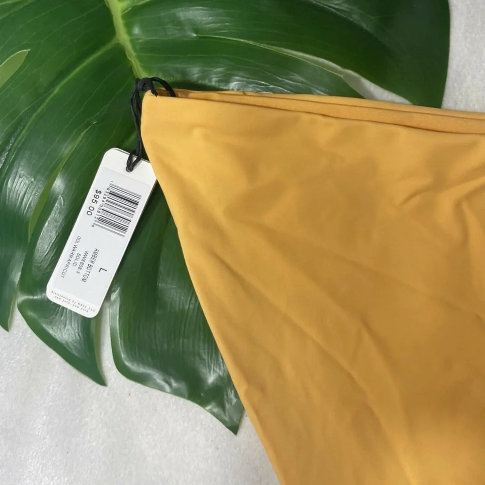 NWT [ SZ Large ] WeWoreWhat Amber Bikini Bottoms Apricot‎